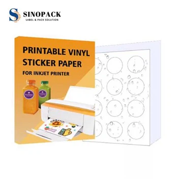 Наклейка на бумагу для струйной печати
